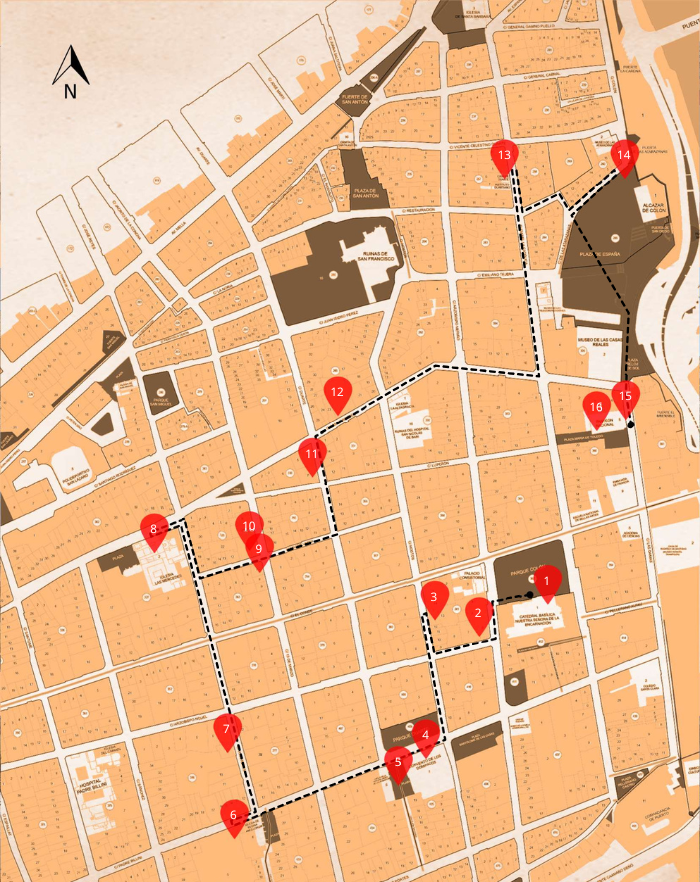 Mapa Ruta de Salomé